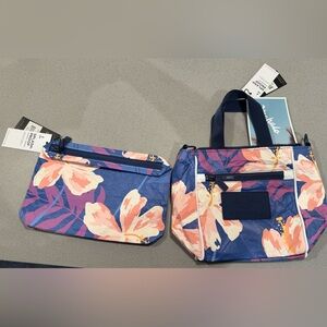 Aloha collection “adrift” bags (set of 2, NWT). Cross body and small pouch.
